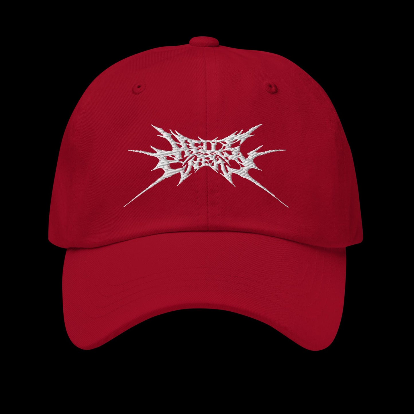 Hell's Enemy Dad Hat [New Logo - White Version]