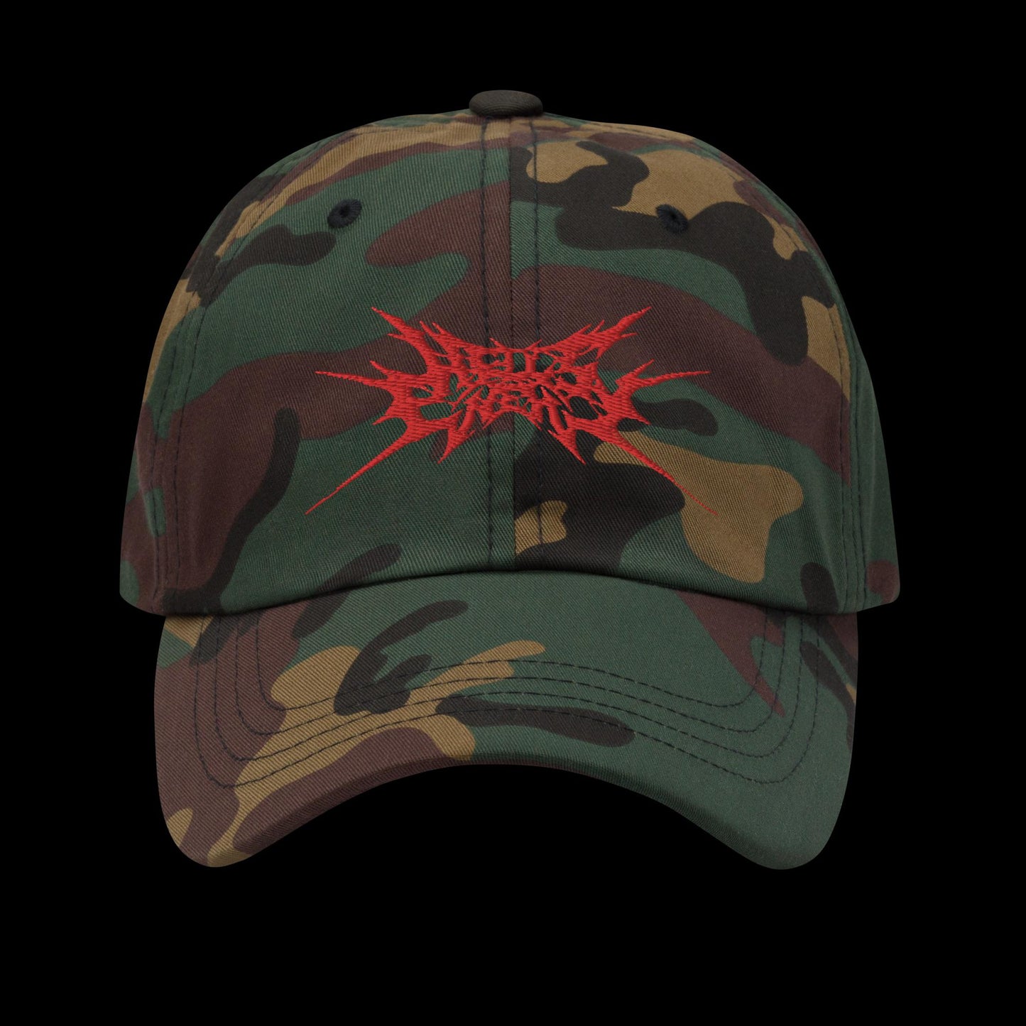 Hell's Enemy Dad Hat [New Logo - Red Version]