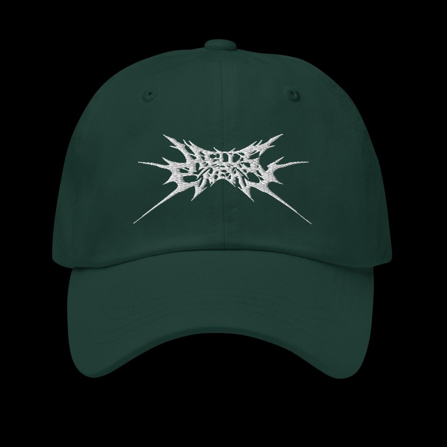 Hell's Enemy Dad Hat [New Logo - White Version]