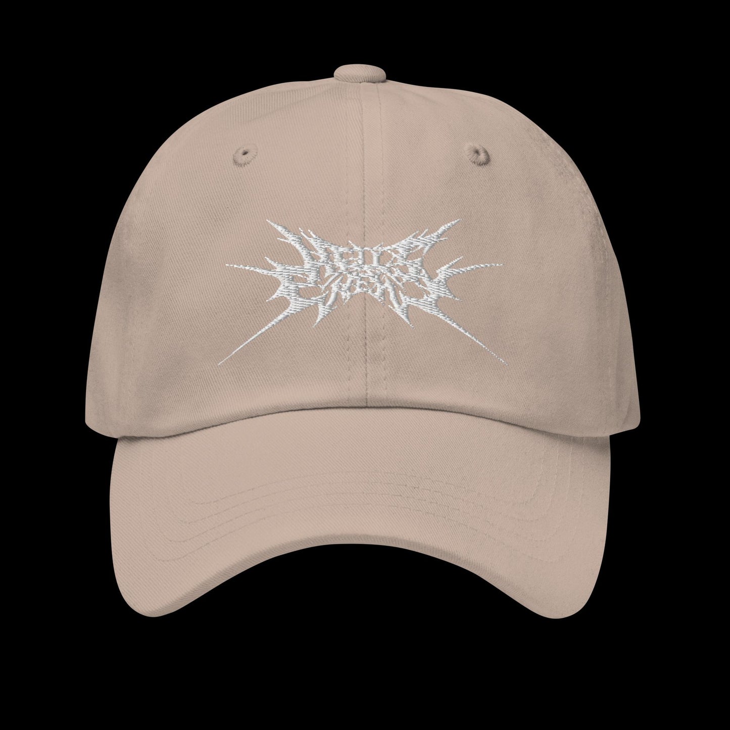 Hell's Enemy Dad Hat [New Logo - White Version]