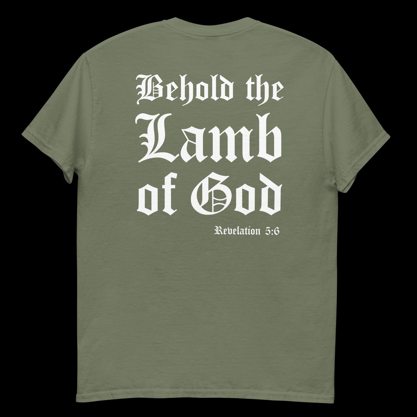 Behold the Lamb Tee [Double-Sided]