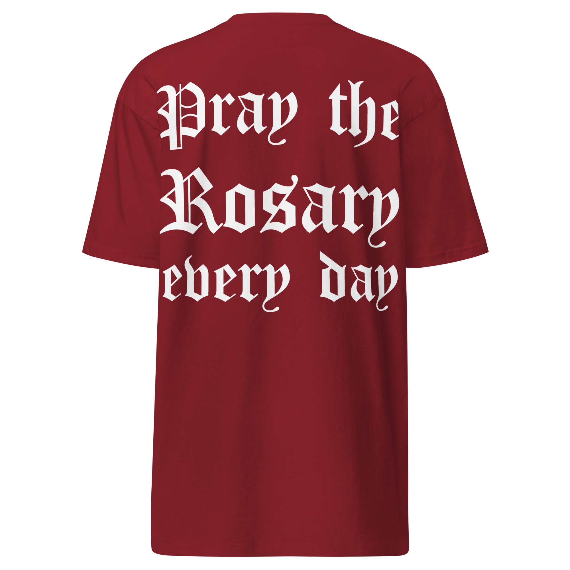 Heavyweight Pray the Rosary Tee – Wyrmslayer Records