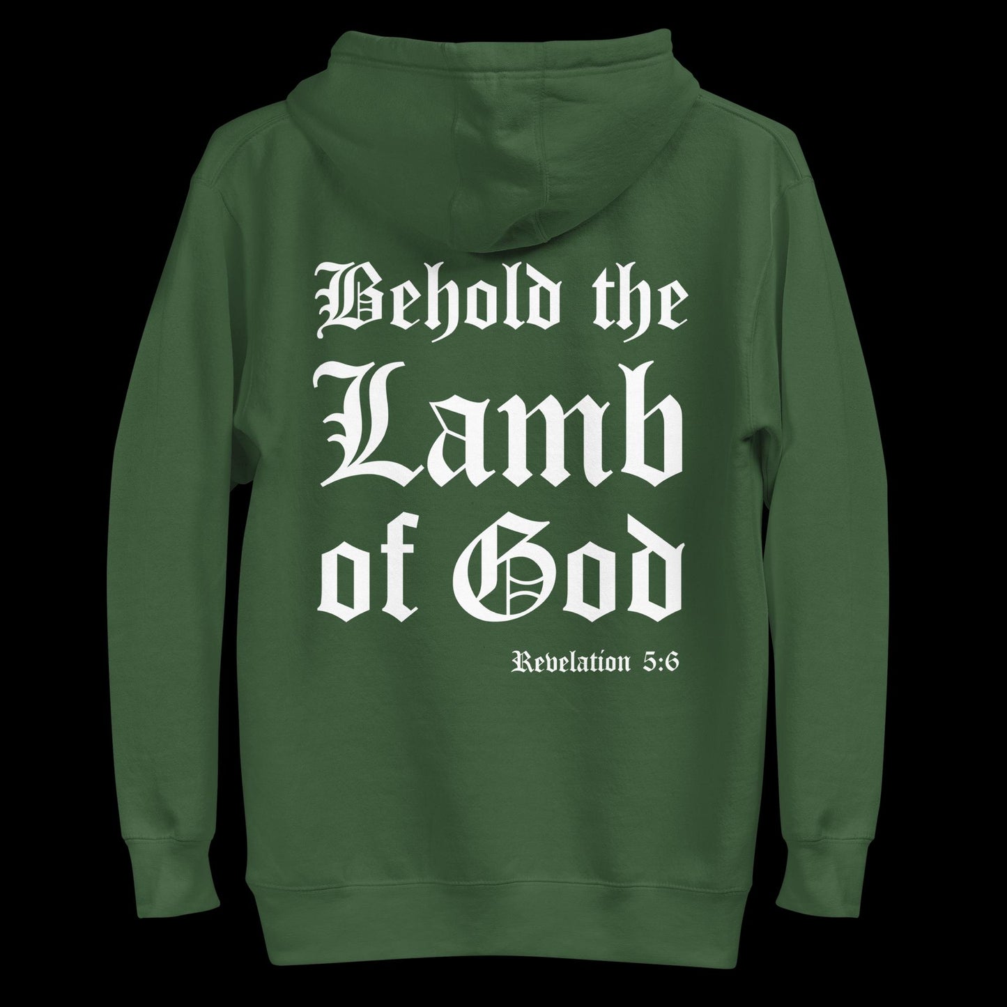 Behold the Lamb Hoodie [Double-sided]