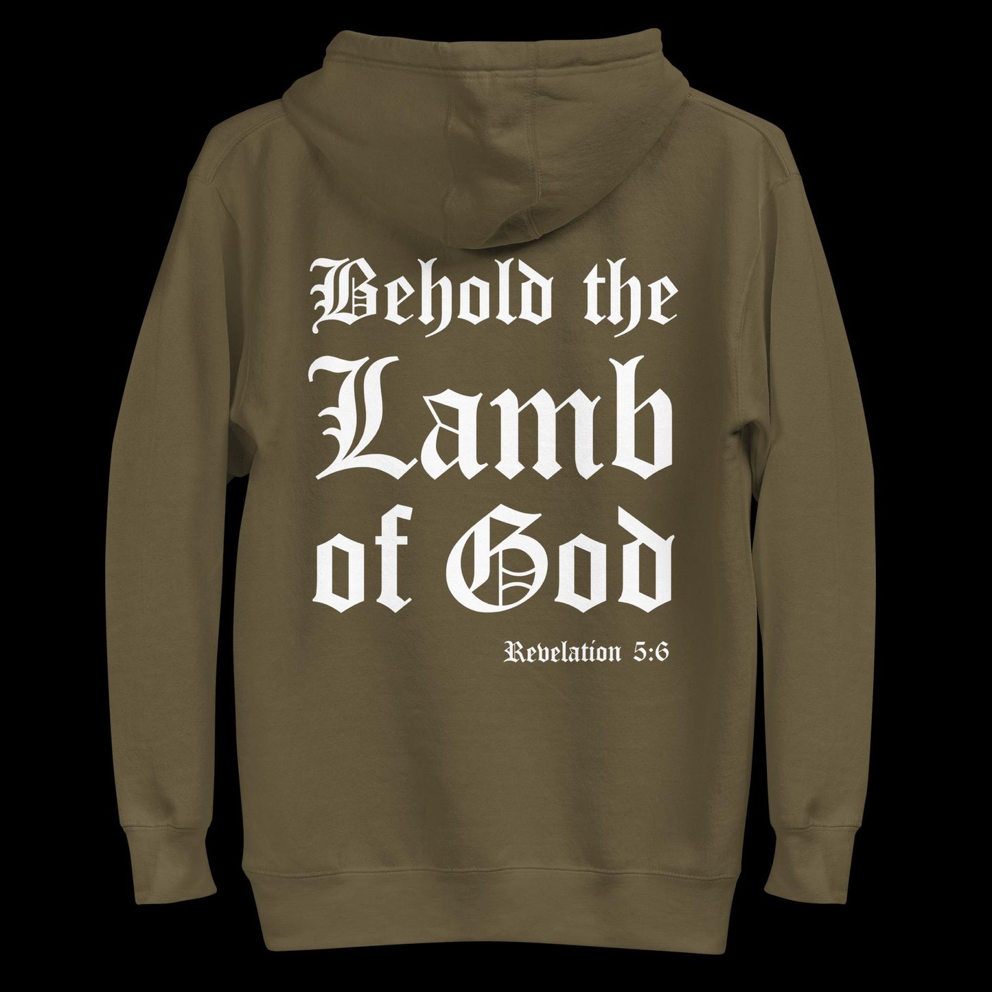 Behold the Lamb Hoodie [Double-sided]